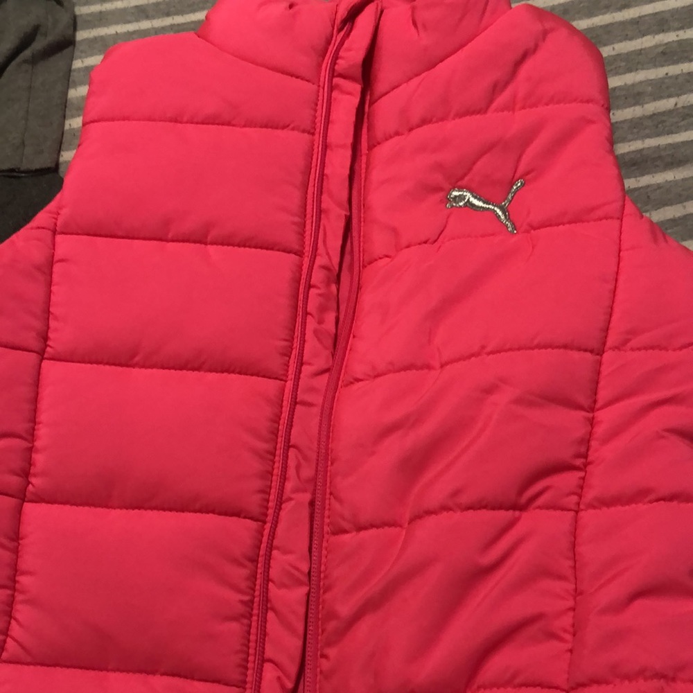 2 piece matching puma set vest leggings Girls